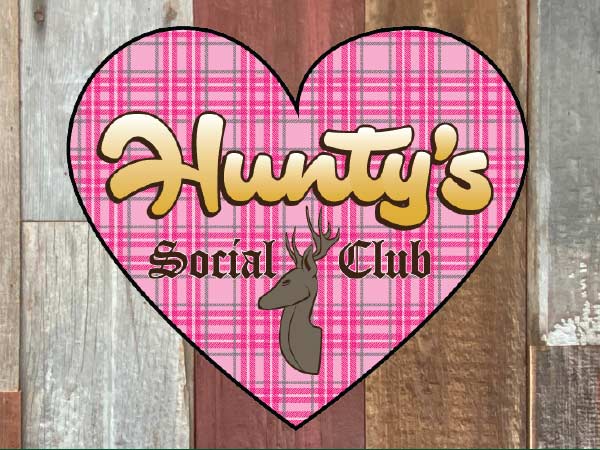 Huntys Social Club heart logo